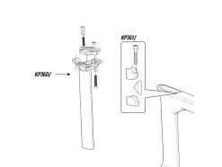 Cannondale Spares Cannondale Slice Multisport Seatpost Wedge Assembly - KP361 for Clamps & Parts -Seatposts & Clamps Sales 97185 5