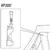 Cannondale Spares Cannondale Synapse Carbon Seatpost Wedge Assembly - KP300 for Clamps & Parts