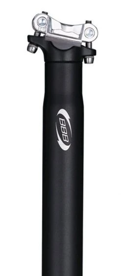 BBB BBB BSP-20 Skyscraper Seatpost - Black - 27.0 x 400mm for Seatpost - Alloy